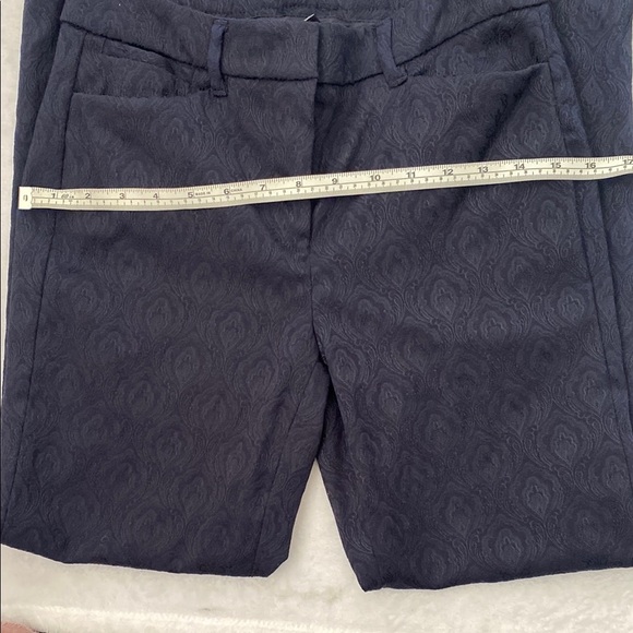 White House blanck  market Navy Patterned Women's Pants - Picture 8 of 10